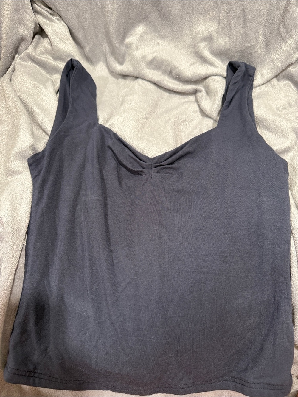 Amazon navy blue  Wide-Strap Tank Top